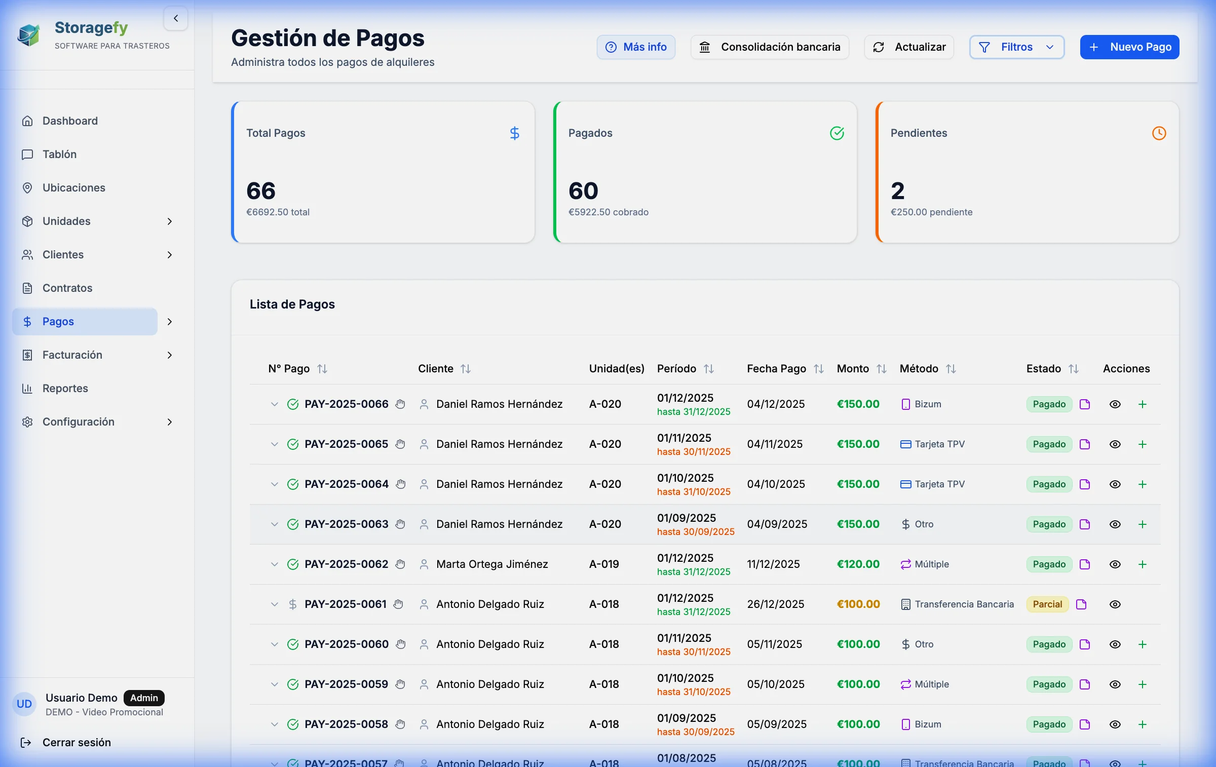 Configuración de Pasarelas